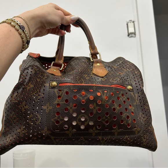 LOUIS VUITTON M95182 Speedy 30 Monogram Perfot Handbag Brown Women's - Picture 6 of 8